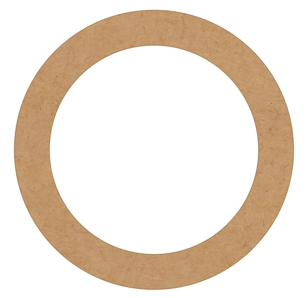 Marco Selfie Circular Mdf Fibrofacil Fotos Eventos 80x80cm