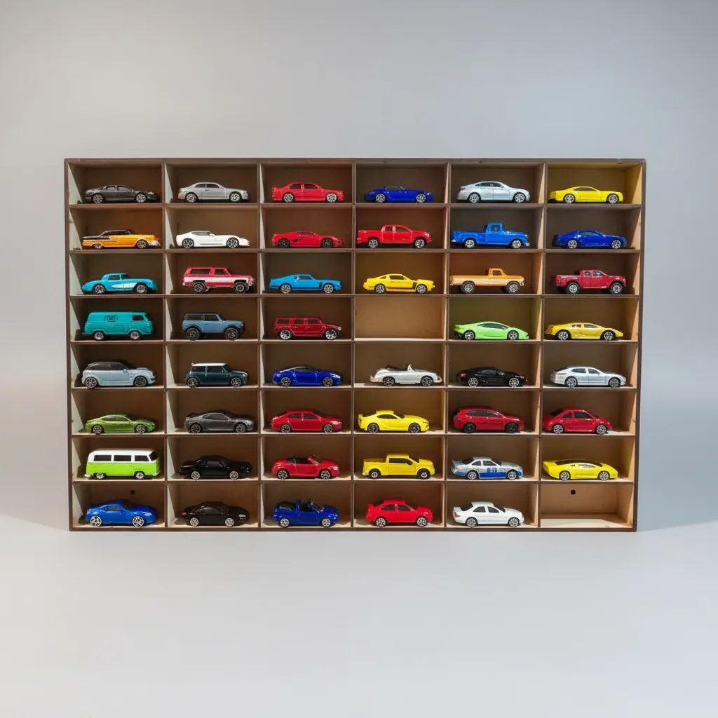Exhibidor De Autos Coleccion Hot Wheels Escala 1:64 48 Autos